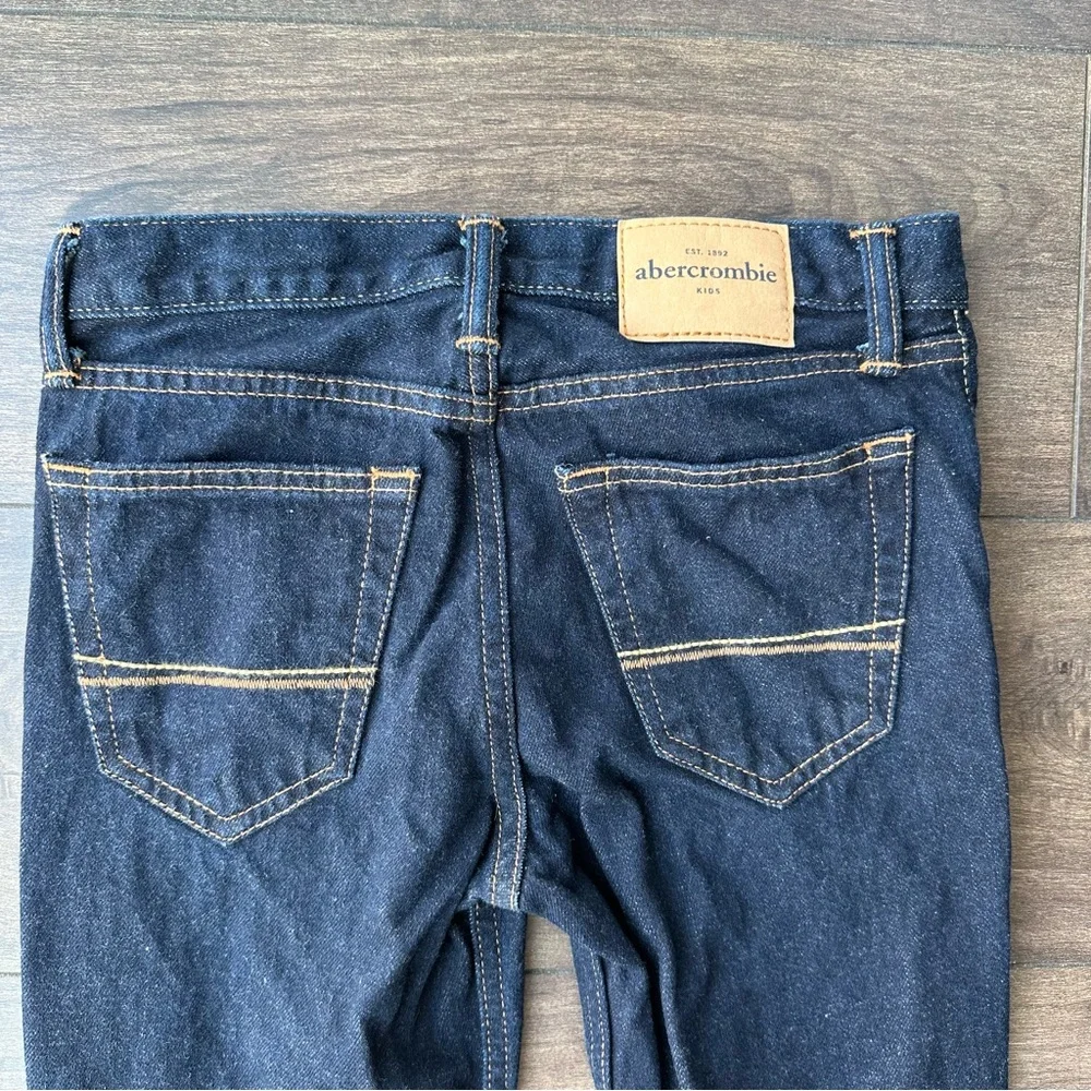 Abercrombie kids The A&F Skinny Jeans - Girls Size 12 - Dark Wash Blue Denim
